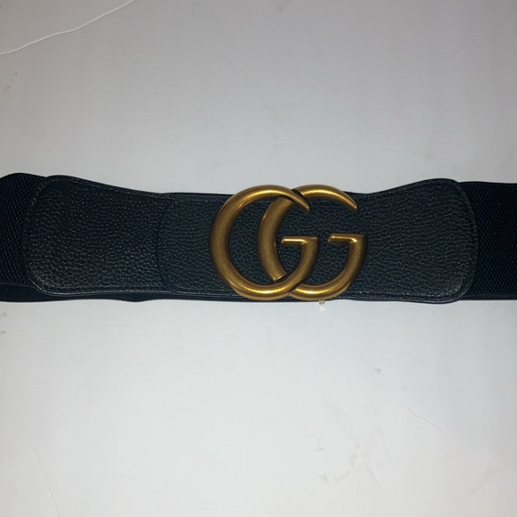 Black and Gold Women's Luxury Belt - Picture 5 of 5